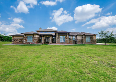 New home built by CW Custom Builders in Texas